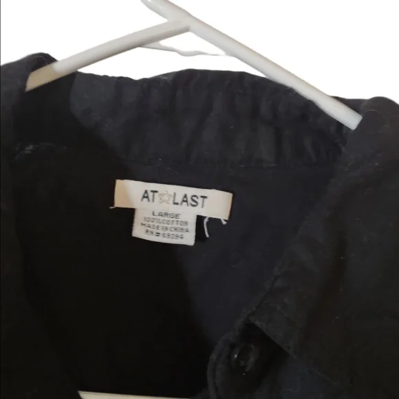 Women's At Last Shirt Dress, L - Picture 2 of 3